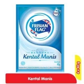 

FRISIAN FLAG KENTAL MANIS PUTIH 6 X 40 Gram