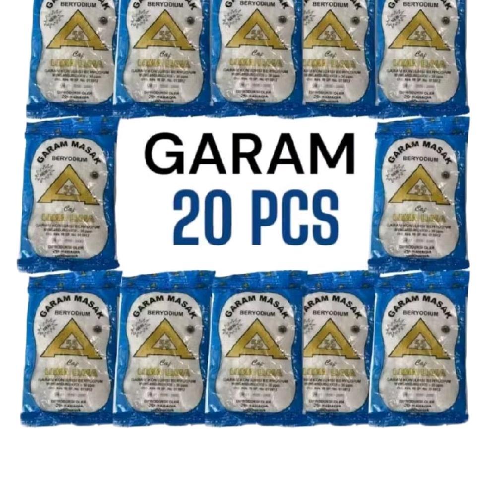 

(20pcs) Promosi garam masak hakus beryodim kemasasn 100gr /garam masak 20 pcs gratis ongkir