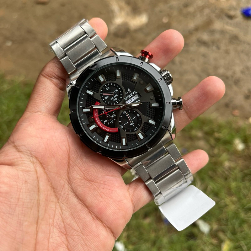 SS.id READY JAM TANGAN PRIA MIRETE ORIGINAL / JAM PRIA MIRETE TALI RANTAI.