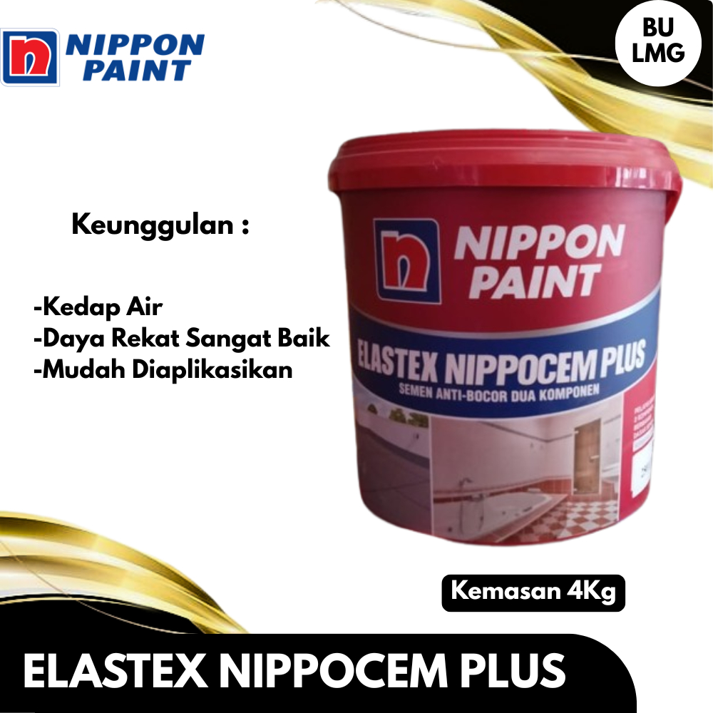 NIPPOCEM 4KG || Nippont Paint || Elastex Nippon Paint [Elastex Nipponcem Plus 4Kg]