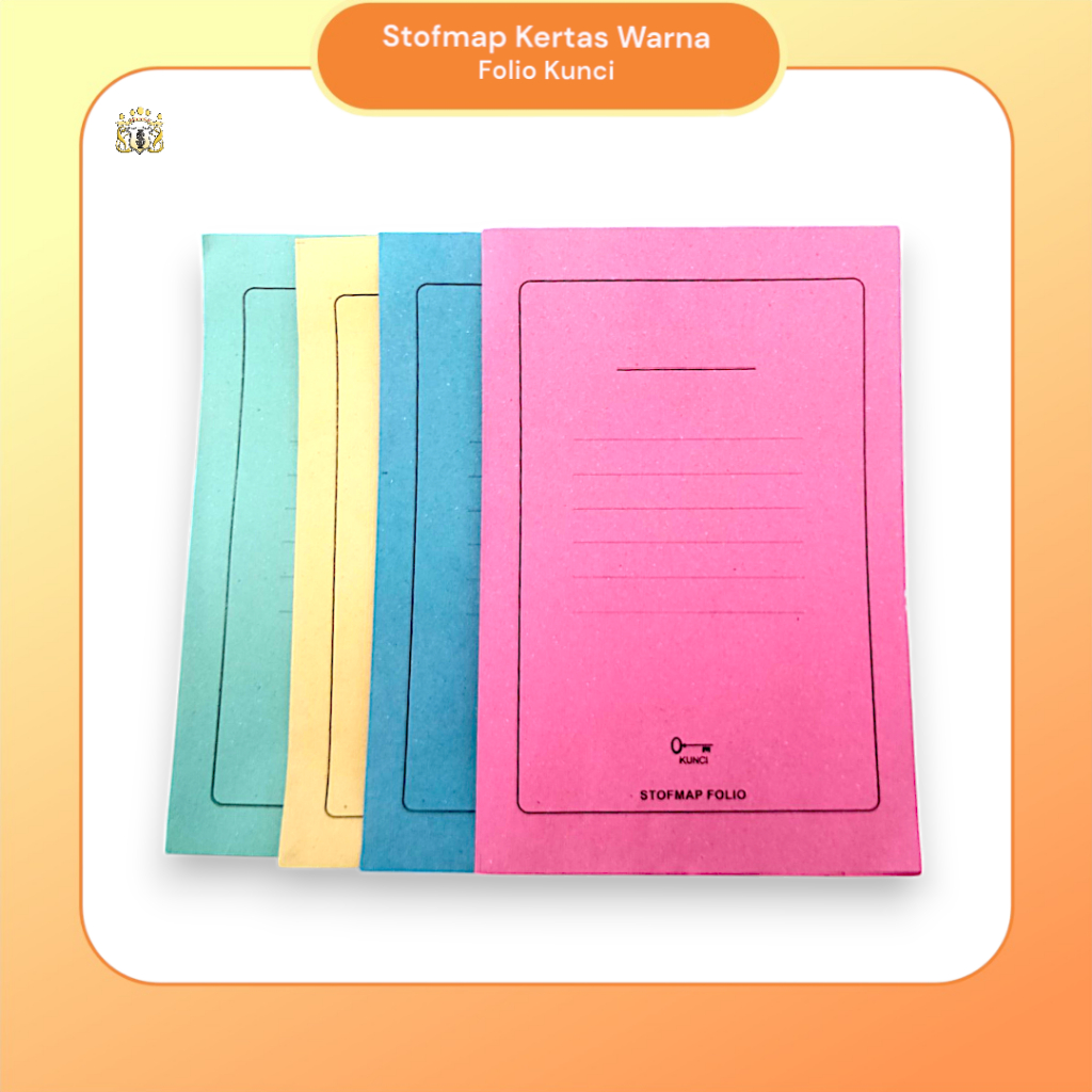

[ Ecer ] Stofmap Kertas Kunci Warna / Map Kertas Serbaguna / Map Berkas