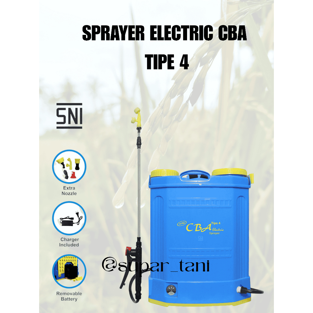 Sprayer Elektrik Type 4 CBA ULTRA Original 16 Liter / Sprayer Elektrik CBA Type 4