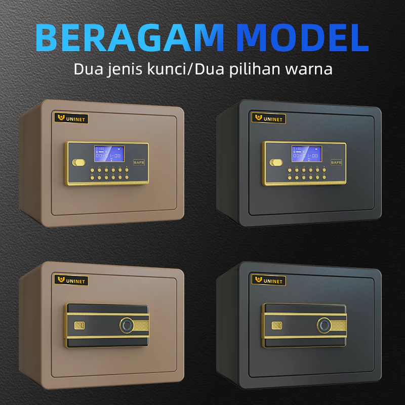 Brankas/Brankas mata uang dan emas/Brankas listrik besar/Brankas dokumen/Dengan kata sandi dan sidik