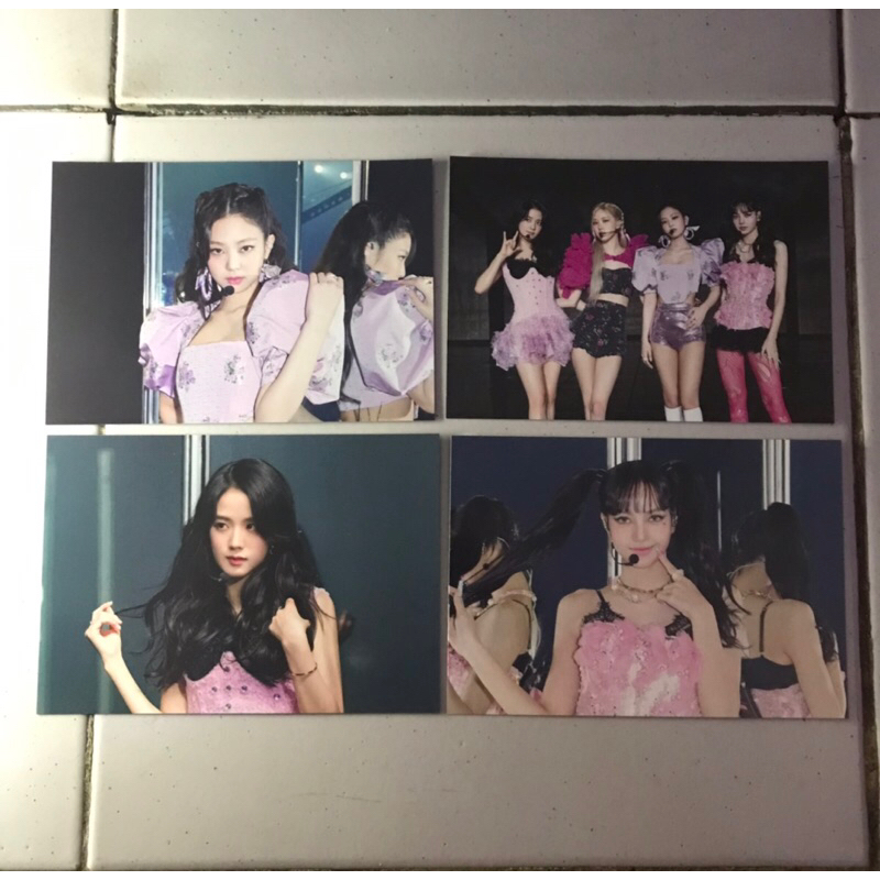 POSTCARD OFFICIAL BLACKPINK THE SHOW DVD SHARING
