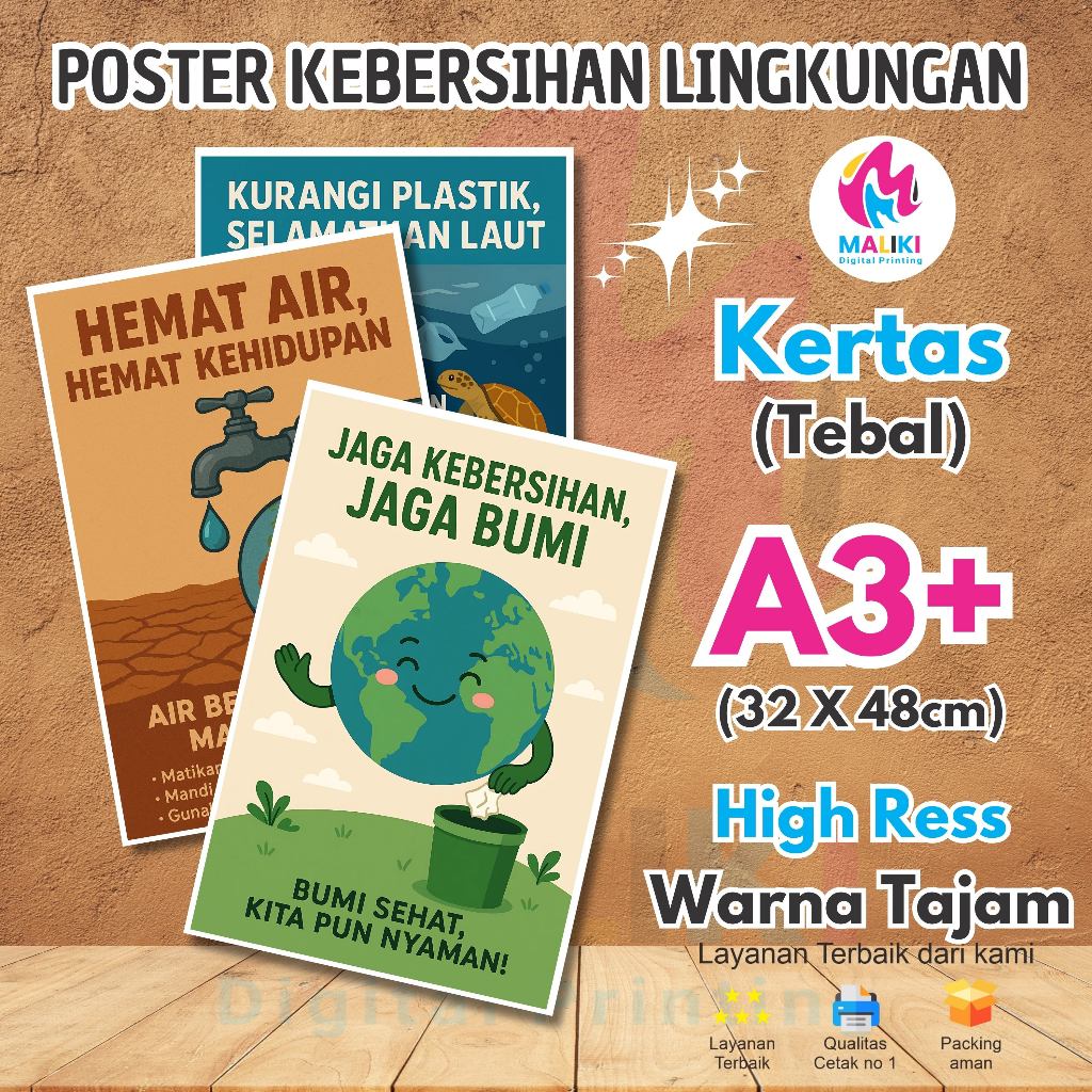 Harga poster kebersihan lingkungan Terbaru Jun 2026 | BigGo Indonesia