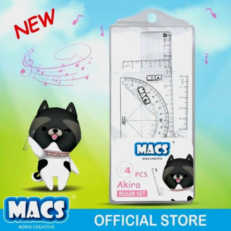

Penggaris Set / New Ruler Set MACS (isi 4 pcs) [SET]