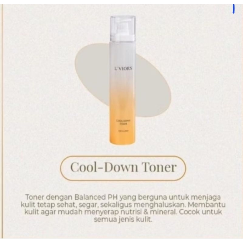 L'VIORS COOL DOWN TONER