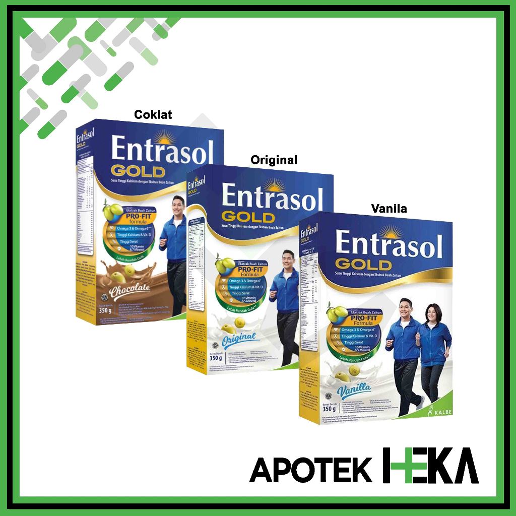 

Entrasol Gold 340 g - Susu Tinggi Kalsium [TANGERANG]