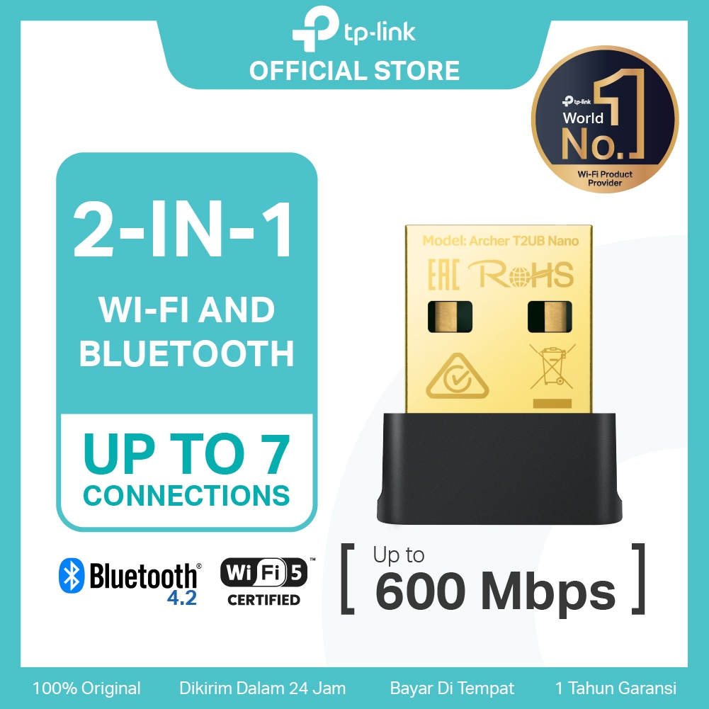 TP-Link Archer T3U Plus | AC1300 High Gain WiFi Adapter | DualBand | T2UB Nano T2U Plus T3U Nano T3U