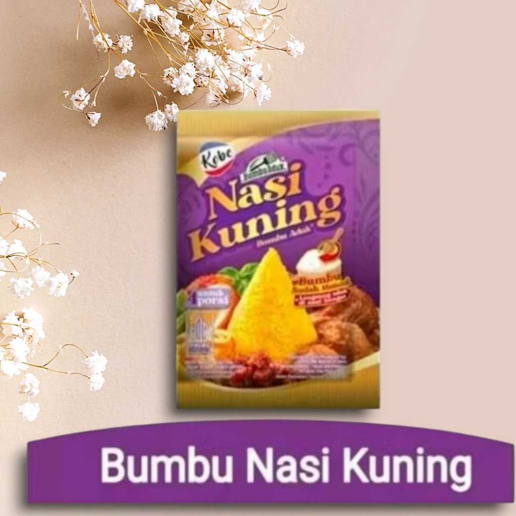 

Kobe Bumbu Aduk Nasi Kuning 15 GR Halal