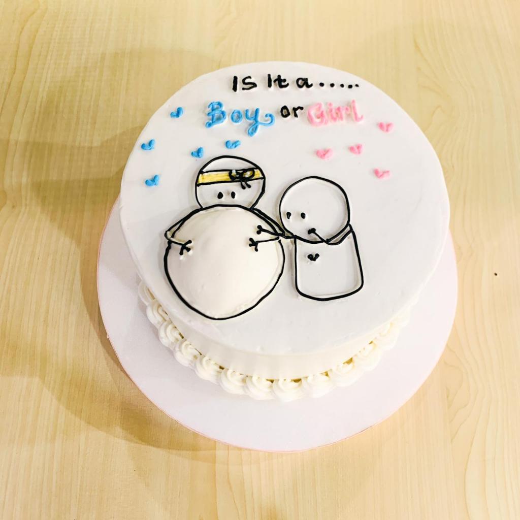 

Kue Ulang Tahun/Birthday Cake/Kue Birthday tema Gender Reveal/Kue Birthday Jakarta