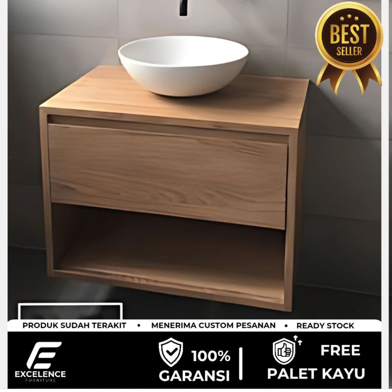 kabinet wastafel minimalis, kabinet serbaguna