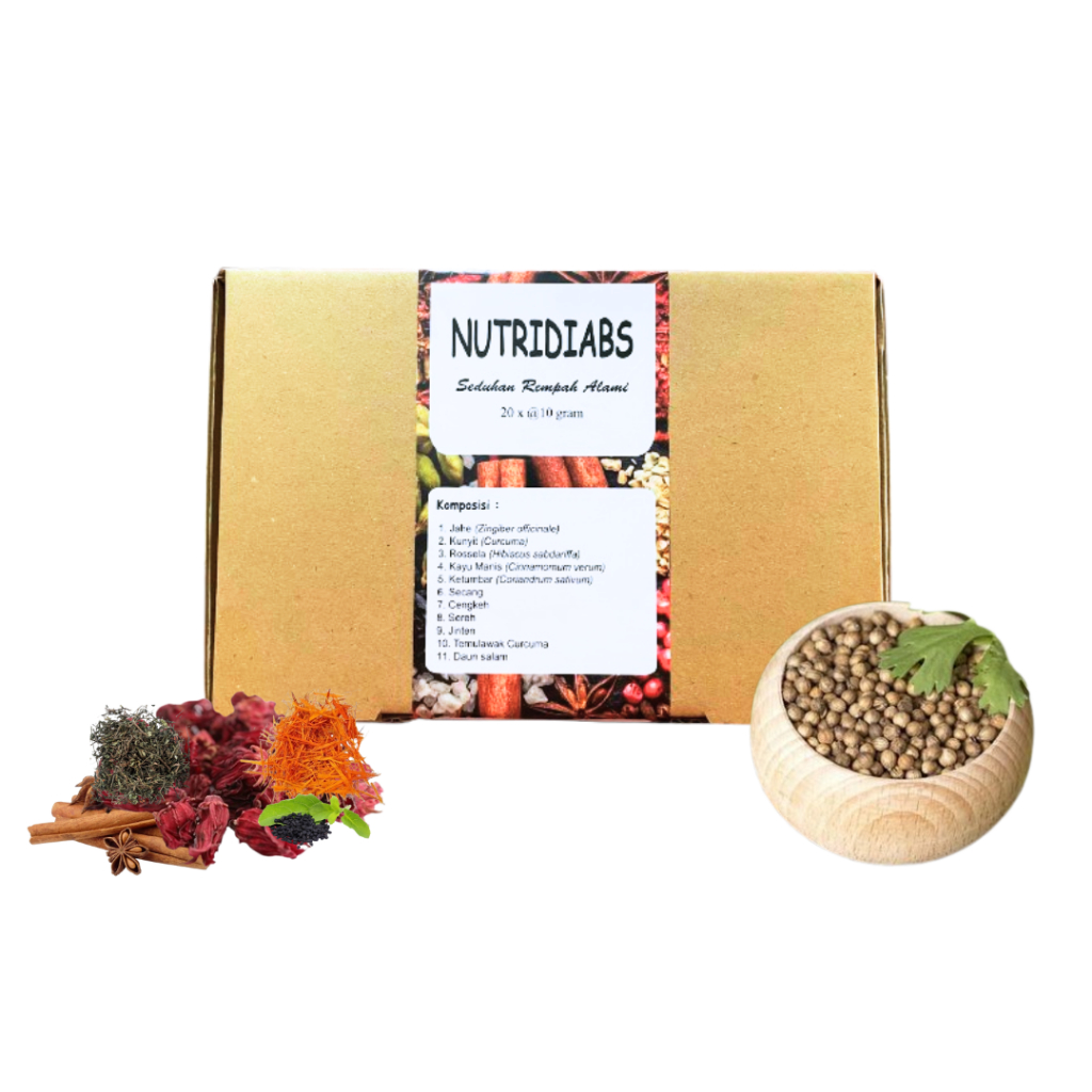 

2 Box Nutridiabs Rempah Herbal Lengkap Untuk Mengatasi Gejala Diabetes - Isi 20 Pack