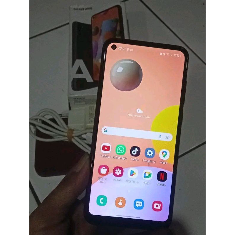 SAMSUNG A11 3/32 SECOND BEKAS ASLI ORIGINAL SEIN GARANSI RESMI SEIN