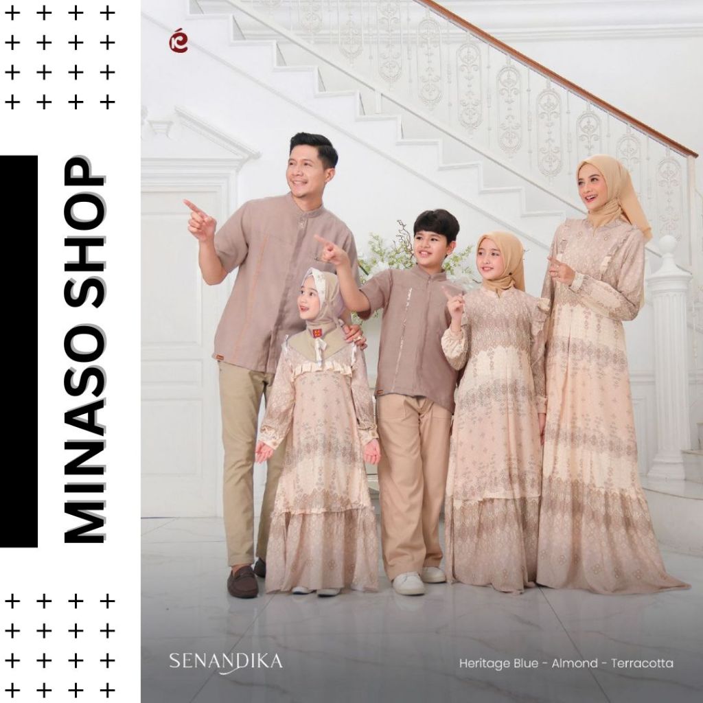 SARIMBIT KEKE SANDIKA ALMOND KEKE SARIMBIT TERBARU BAJU COUPLE KELUARGA