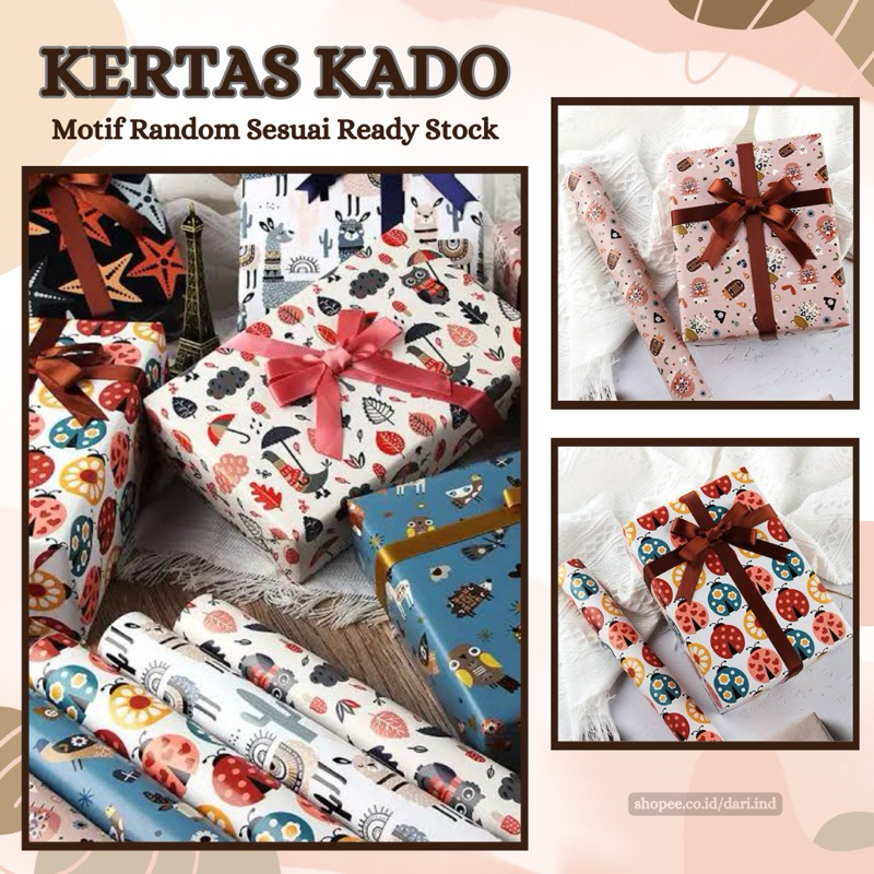 

TAMBAHAN BUNGKUS KERTAS KADO