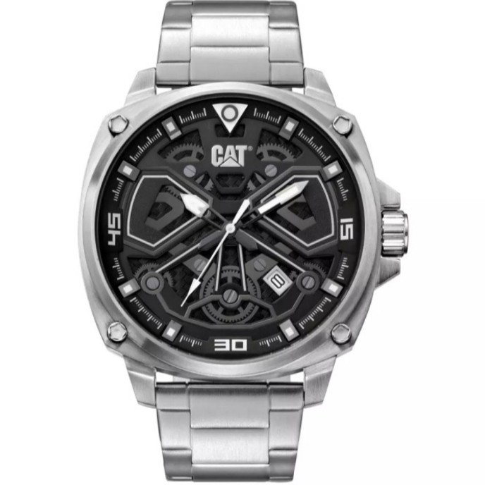 100% original  CATERPILLAR CAT AJ.141.11.121 Jam Tangan Pria Stainless Steel