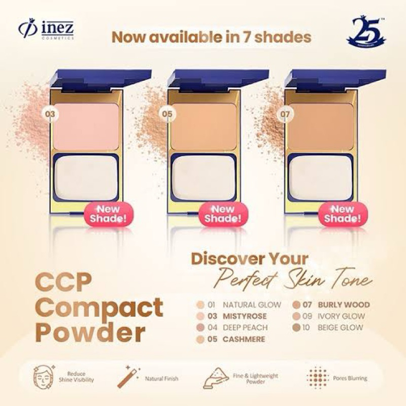 BEDAK GLOWING INEZ COMPACT POWDER
