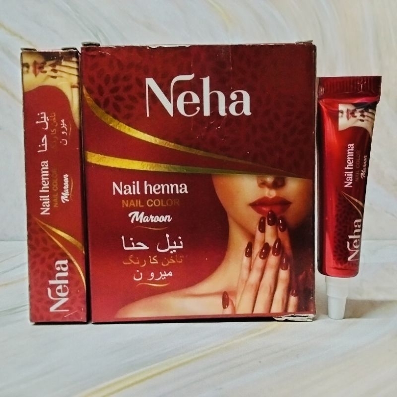 Pewarna Kuku Neha Nail Color {Maroon} 1Pcs