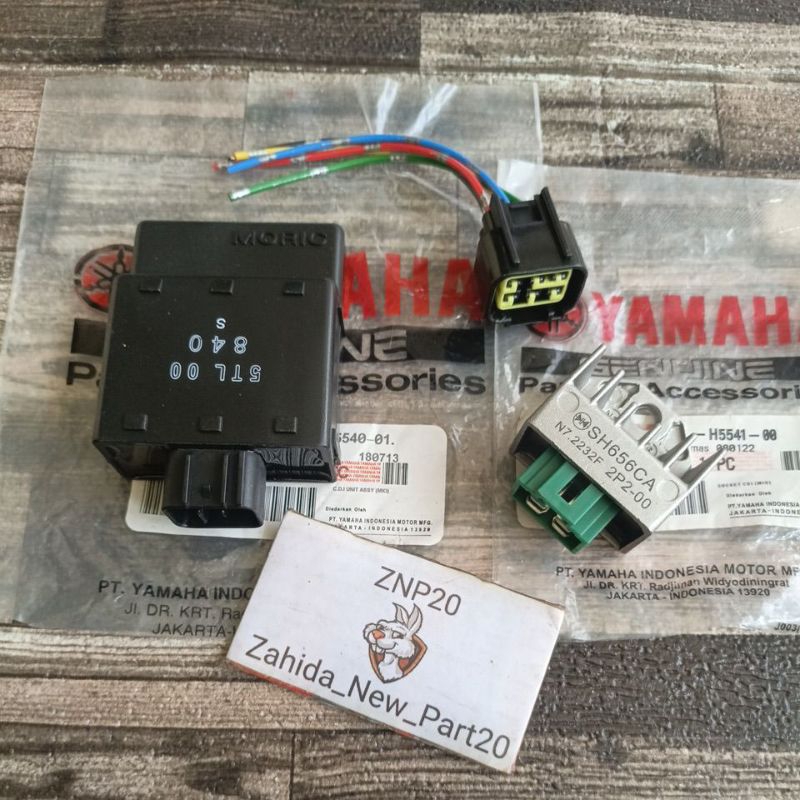 Cdi set soket cdi kiprok yamaha mio lama sporty smile soul fino karbu nouvo kode part(5TL)
