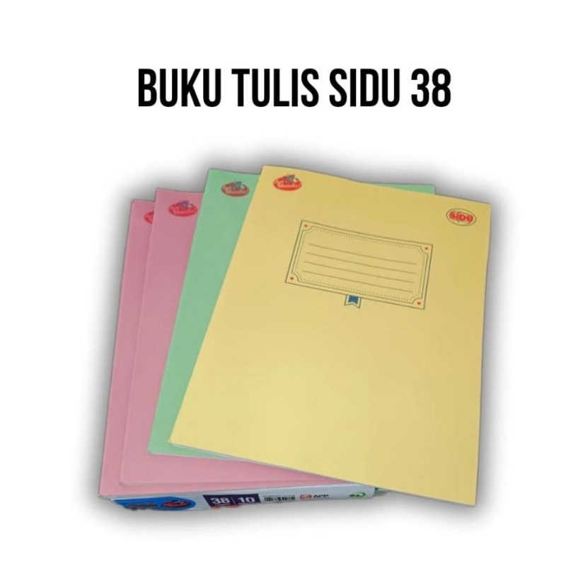 

Buku Tulis Sidu 38 Lembar / 1 Pak (10 buku)
