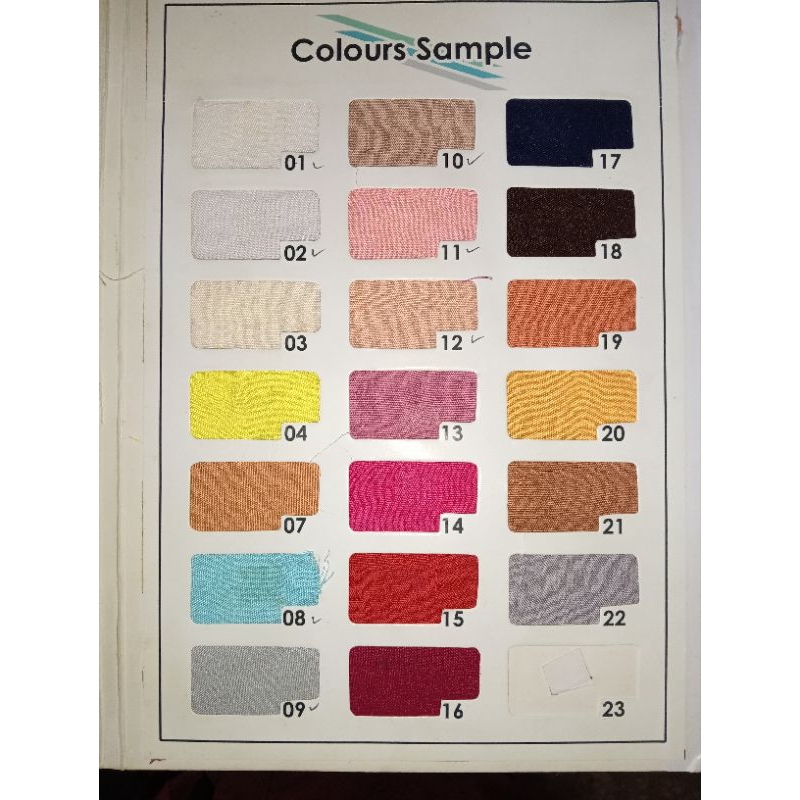 BAHAN HERO (PURING) BANYAK VARIAN WARNA 1 METER