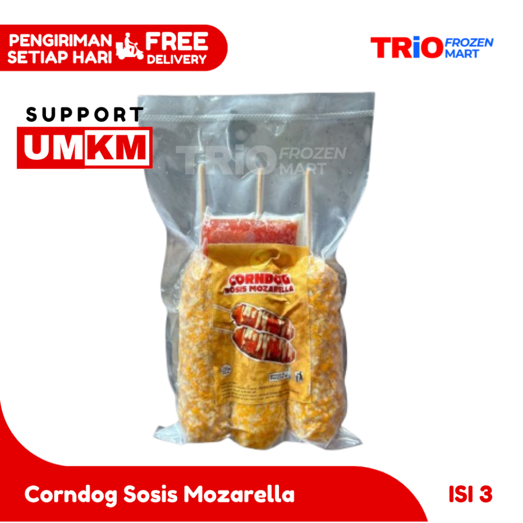 

Corndog sosis mozarella 3pcs