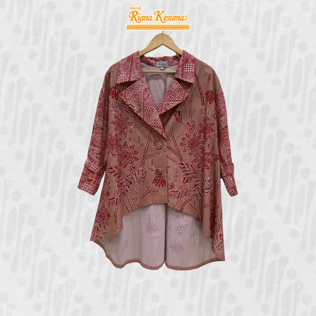Batik Riana Kesuma - Outer Blazer | Atasan Batik | Blazer Batik Wanita | Outwear