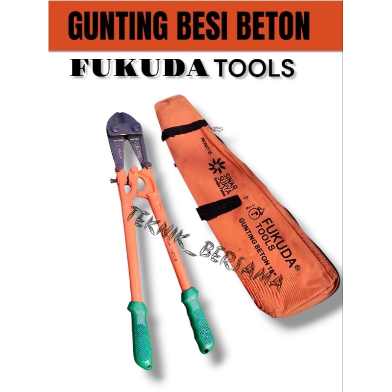 Gunting Besi Beton Rantai 30"inch FUKUDA Bolt Cutter Gunting Besi Behel Clipper FUKUDA Tools