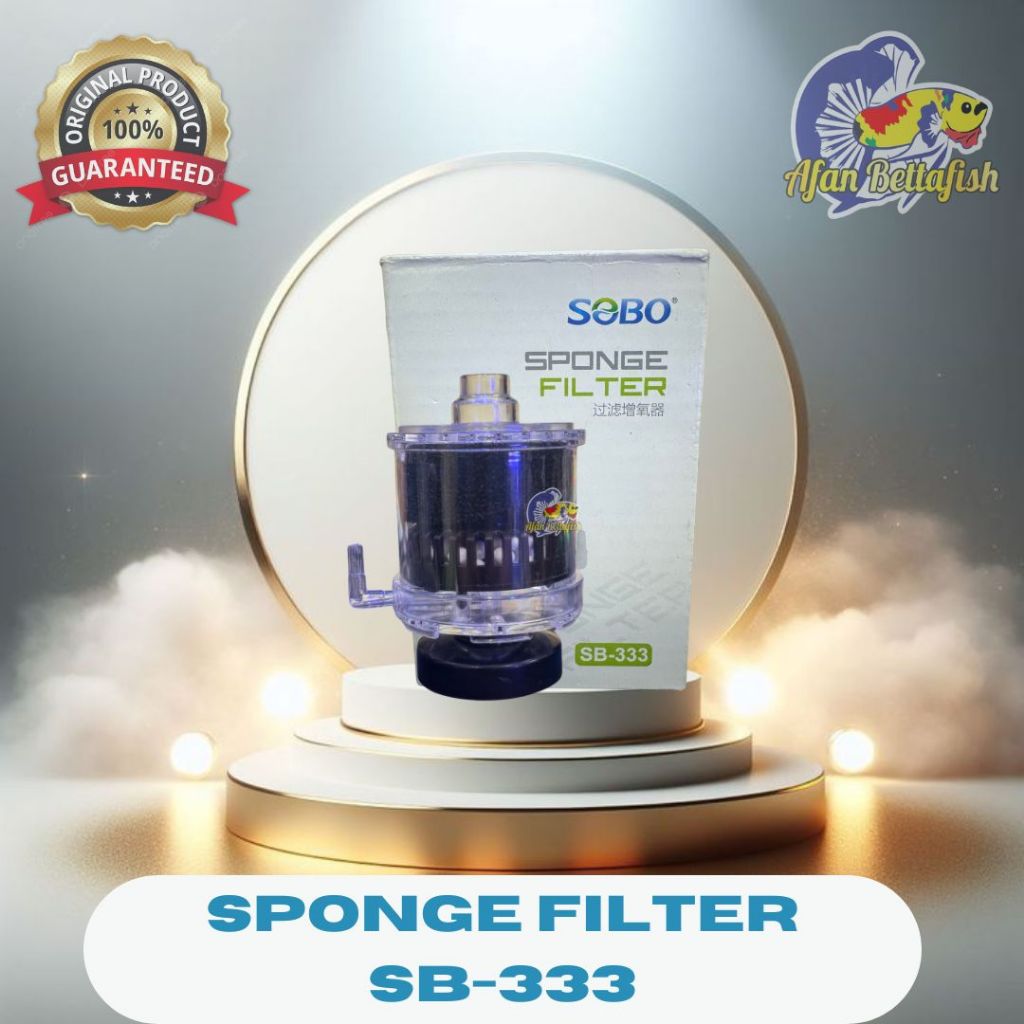 Sponge Filter SOBO SB 333 Biofoam Busa Filter Aquarium