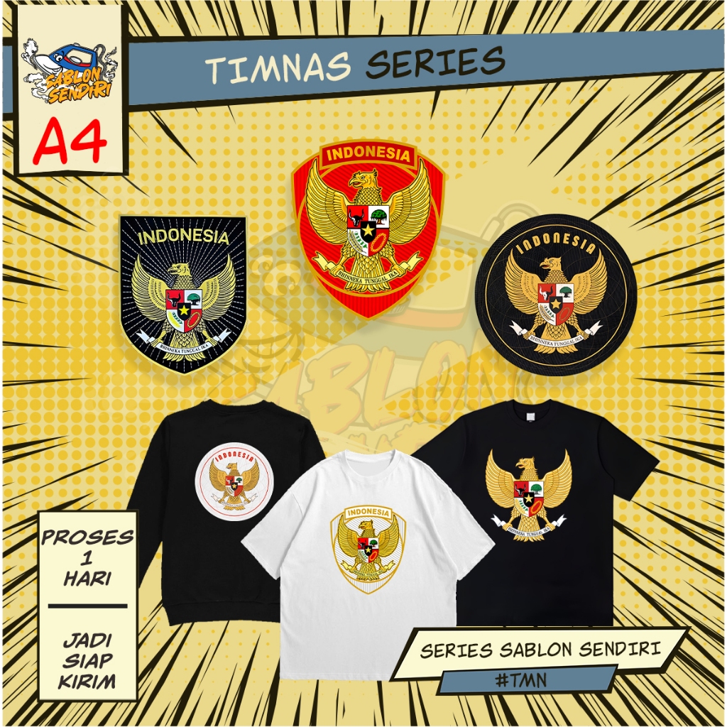 SABLON DTF - SABLON SETRIKA - TIMNAS - A4