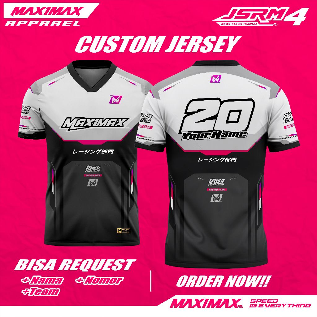 Jersey CUSTOM Maximax V.04 | Maximax Apparel | Jersey Racing | Kaos Racing