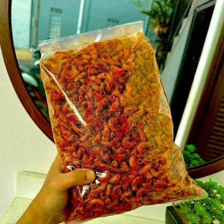 

Promo!! serba 10rb Kemasan 250gr makaroni kriuk pedas Daun jeruk makaroni bantet kerupuk jaat/beton makaroni kriwil pedas
