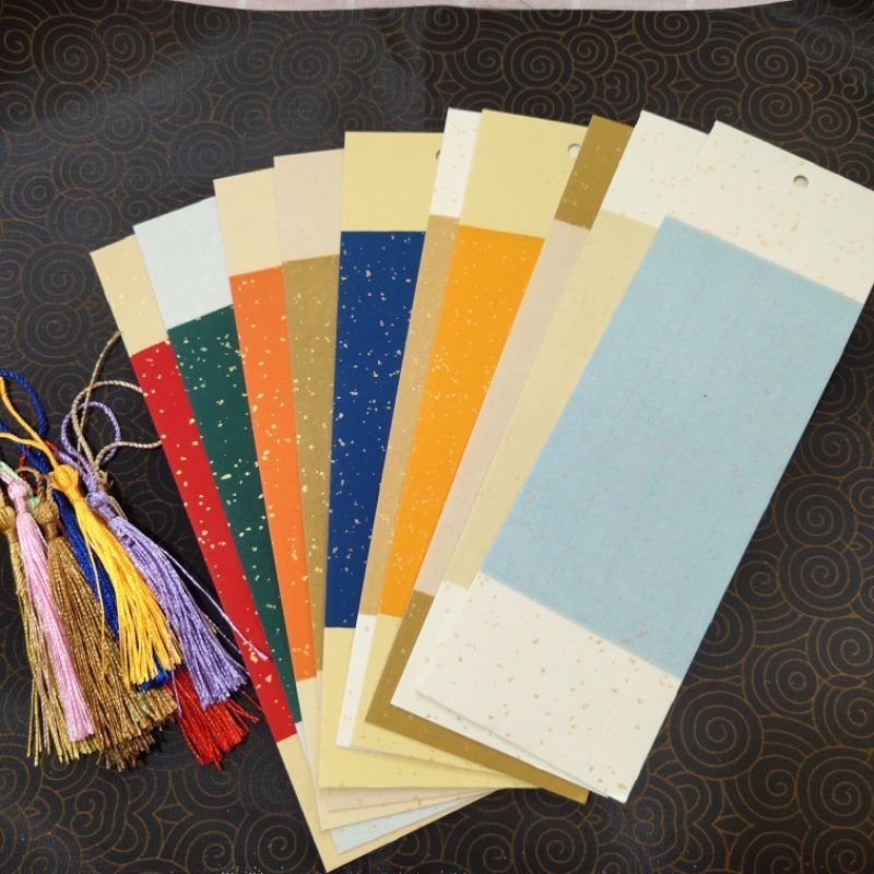 

pembatas buku, bahan kertas xuan tebal