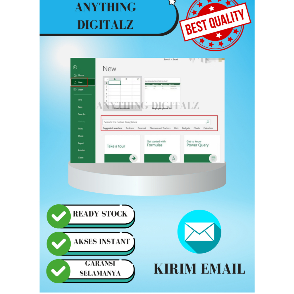 

Paket Bundling 300 Template Excel Premium Untuk Membantu Laporan Perusahaan Anda