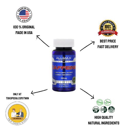 ALLMAX Nutrition Caffeine, 200mg, 100 Tablets