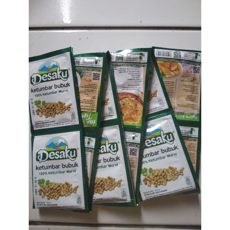 

Desaku Ketumbar Bubuk Kemasan 1 Renceng isi 12 Sachet