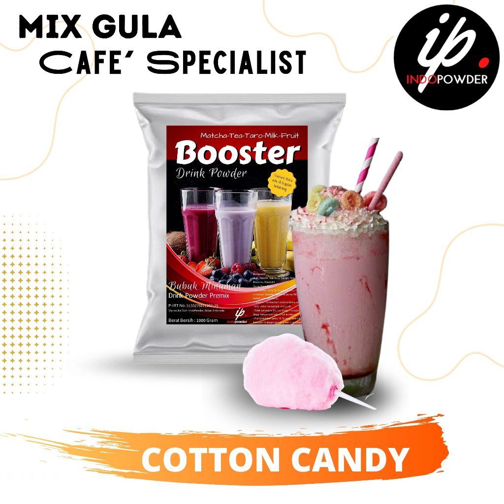 

IP Bogor - Bubuk Minuman Rasa COTTON CANDY 1Kg Untuk Cafe, Waralaba dan Resto