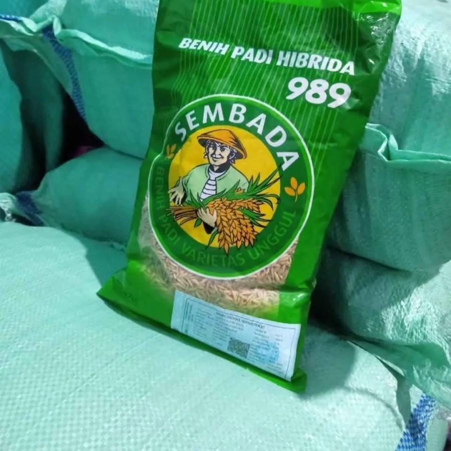 Stok Terbatas  Benih Padi Hibrida Sembada 989 , 1Kg exp2026