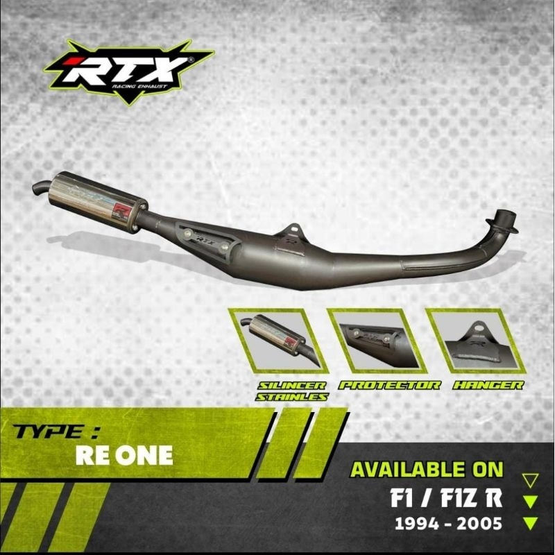 knalpot RTX f1zr RE one