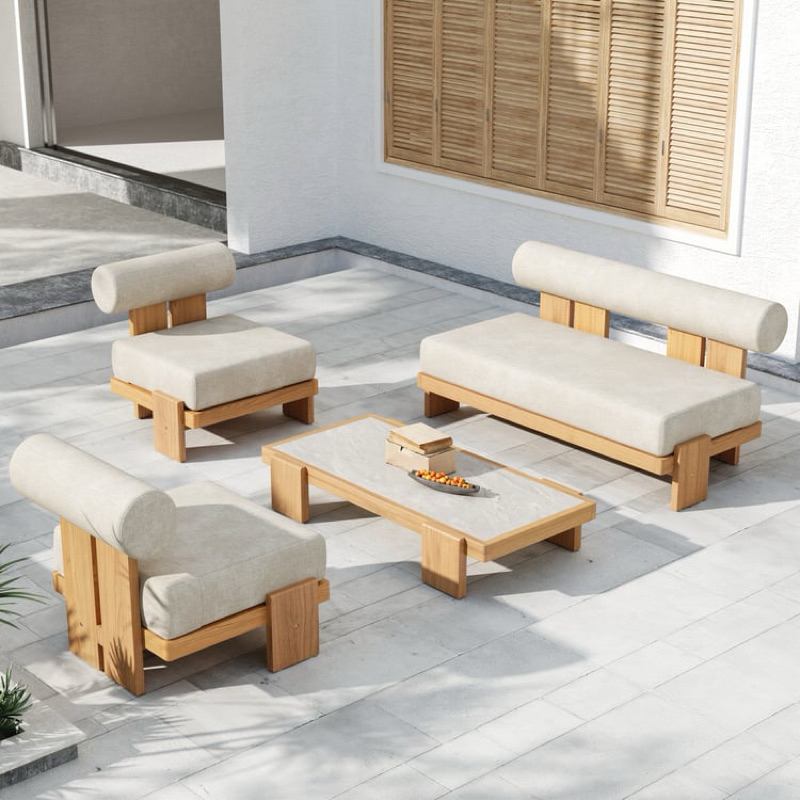 Kursi Tamu Outdoor Minimalis Set Kursi Santai Set Kursi Taman Jati Minimalis Kursi Teras Modern