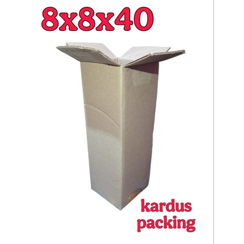 

kardus packing UK 8x8x40 kardus kecil