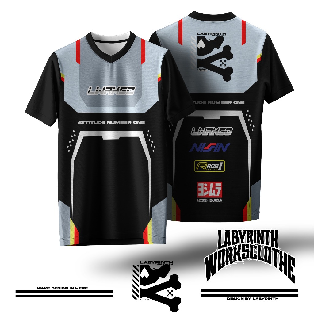 JERSEY RACING kaos baju jersey racing custom full printing jersey balap