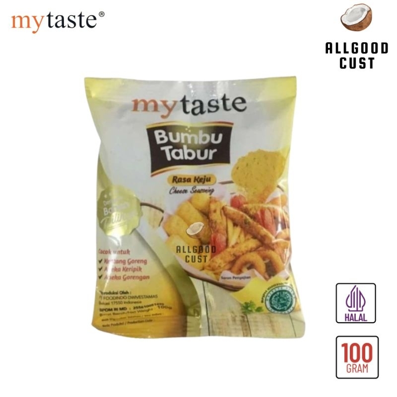 

Mytaste Bubuk Tabur rasa Keju 100g / Cheese Seasoning