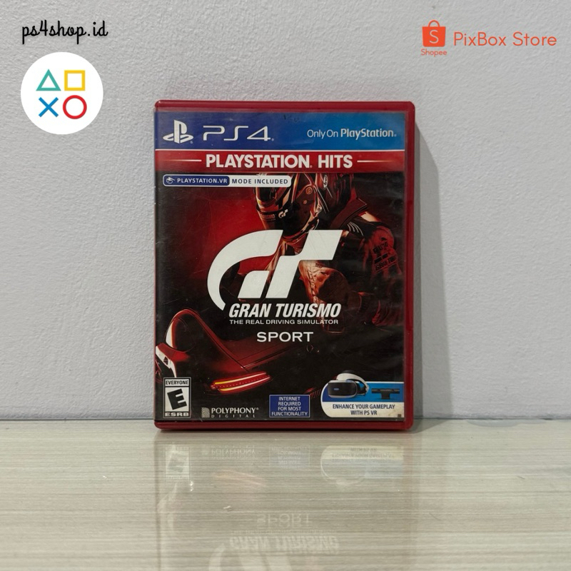 BD KASET GRAN TURISMO SPORT PS4 SECOND BEKAS GAME BALAPAN REALISTIS DRIVING SIMULATION TERBAIK GRAND