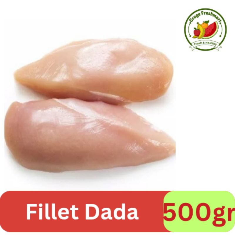 

Daging Ayam Fillet Dada Boneless - 500gr