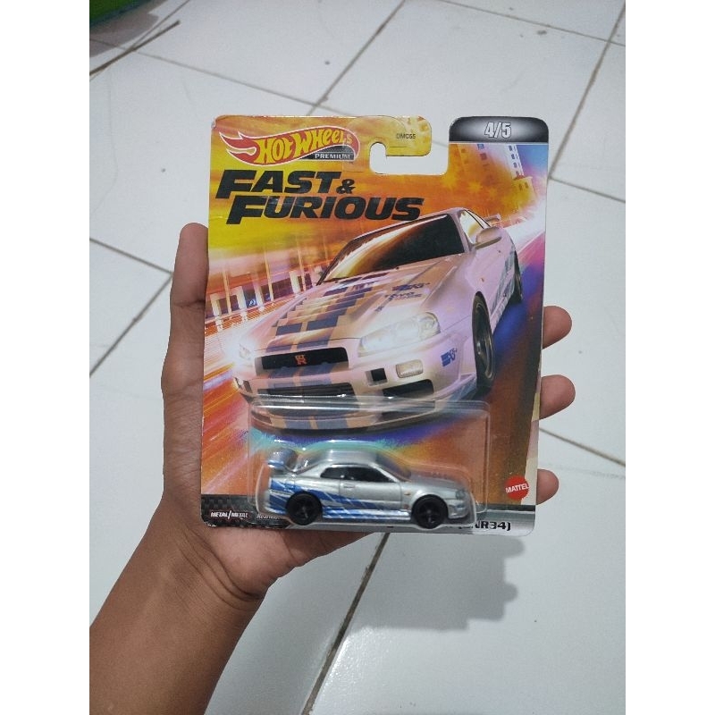 Hotwheels Premium R34 Fast And Furious