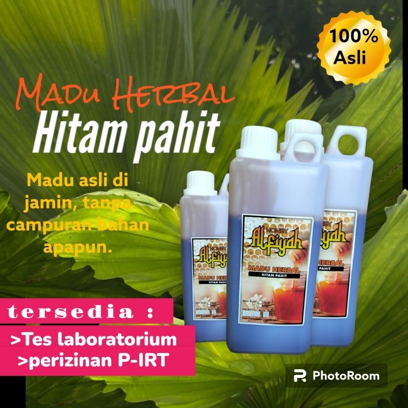 

madu herbal hitam pahit 1kg