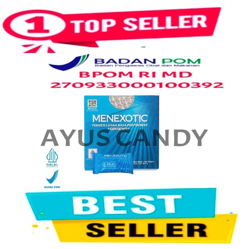 

Menexotic Candy isi 4 Pcs - Menexotic Permen Ginseng