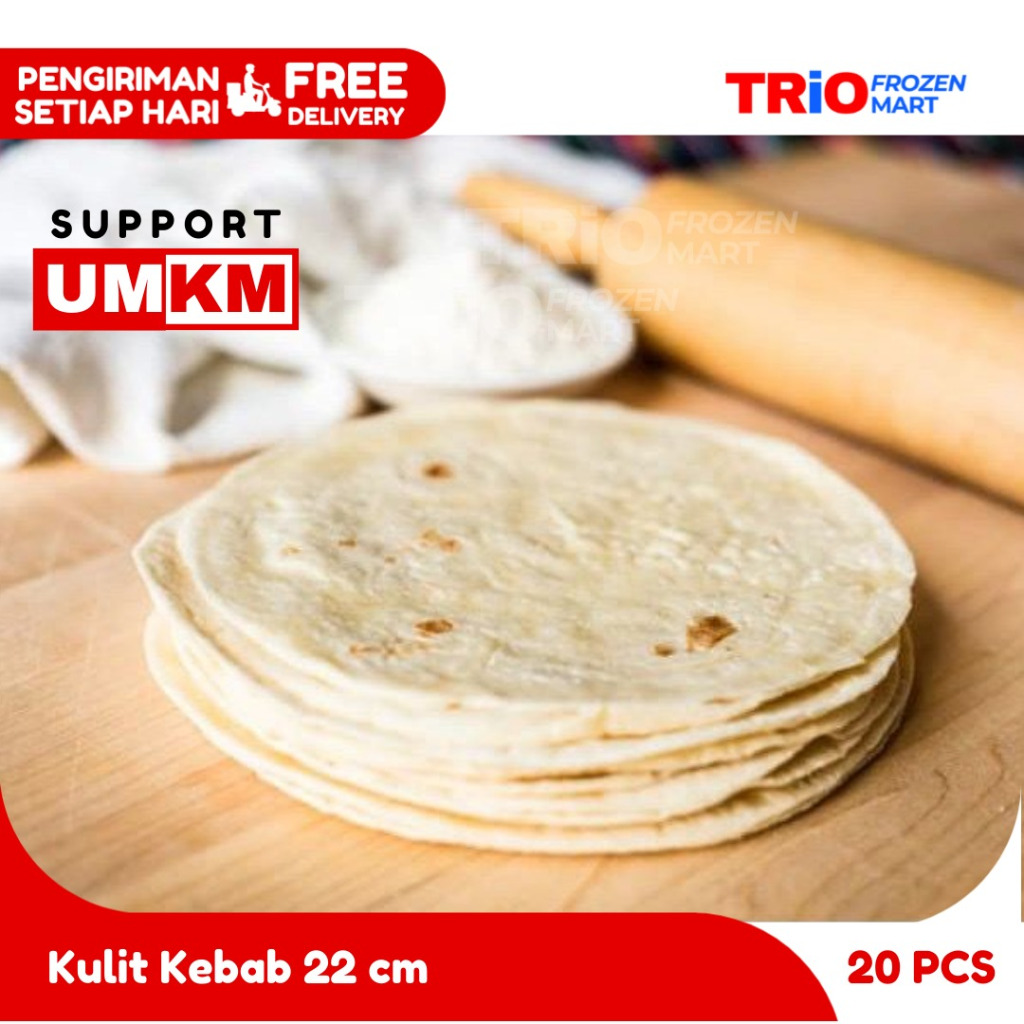 

KULIT KEBAB 22CM - 20PCS